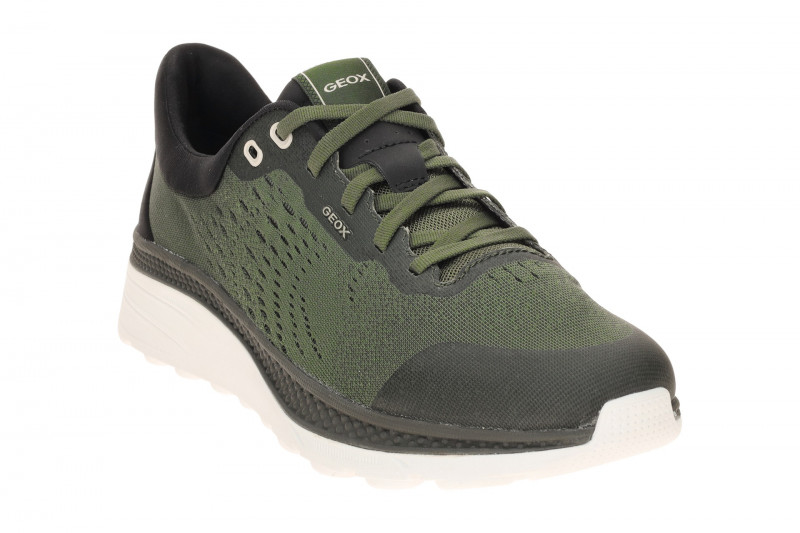 Geox Spherica Actif Schuhe Sneakers grün weiß U65HUB