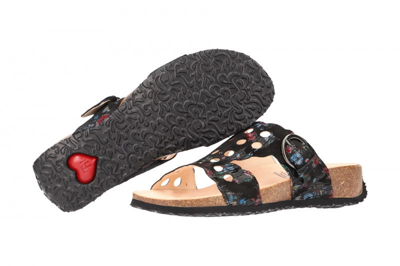 Think Mizzi Pantolette schwarz effekt 2-82362-09