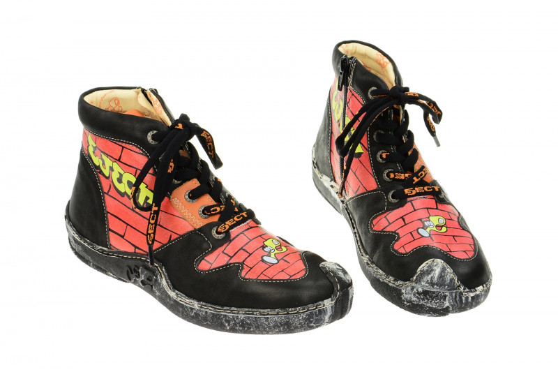 Eject Skat Stiefel schwarz orange 17293.002