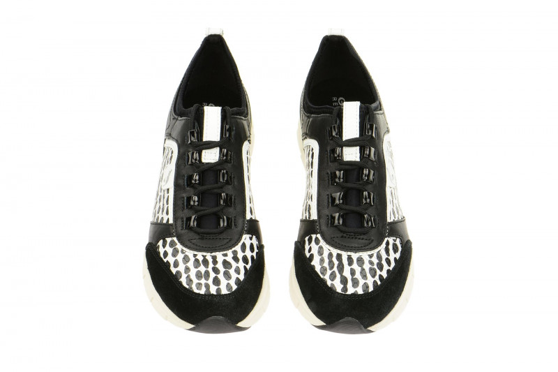 Geox Sukie Schuhe schwarz weiß D52F2B