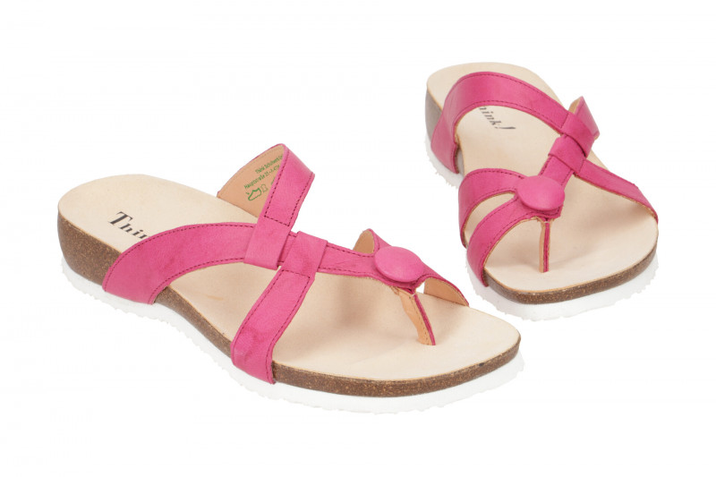 Think Julia Pantolette pink fuxia Zehentrenner