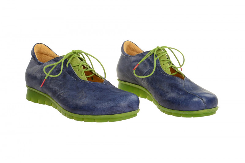 Think Menscha Schuhe blau grün