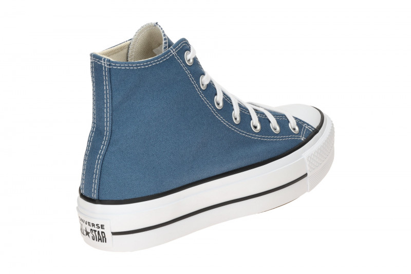 Converse Schuhe Chuck Taylor All Star Plateau blau Lift Hi