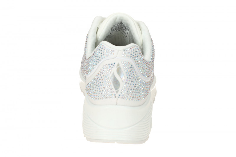 Skechers Uno Schuhe weiß Strass Disco Sneakers 155262