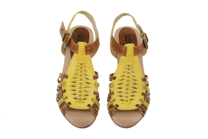 Pikolinos Keil Sandalette - Cullera sol gelb - 976-8112