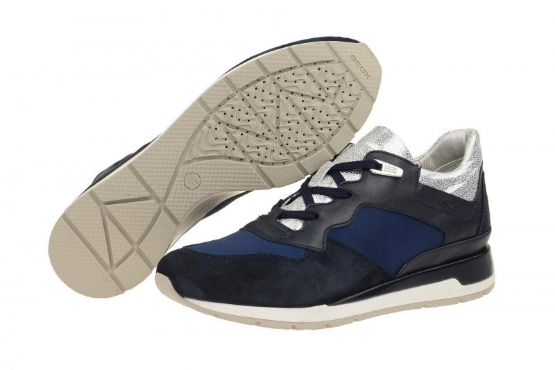 Geox Shahira Schuhe blau silber D62N1B