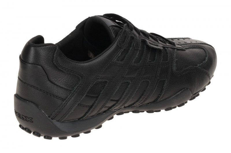 Geox Snake Schuhe schwarz Glattleder U55MNB