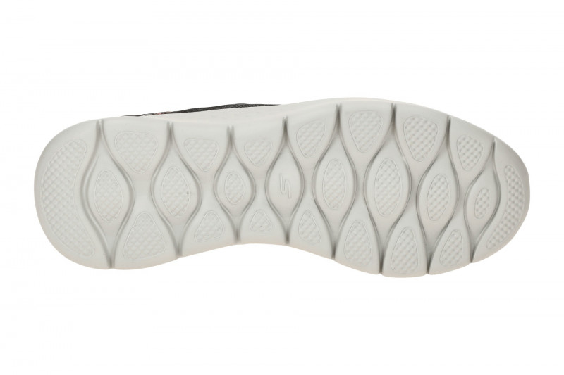 Skechers Go Walk Flex Schuhe grau schwarz Slip-In 216505