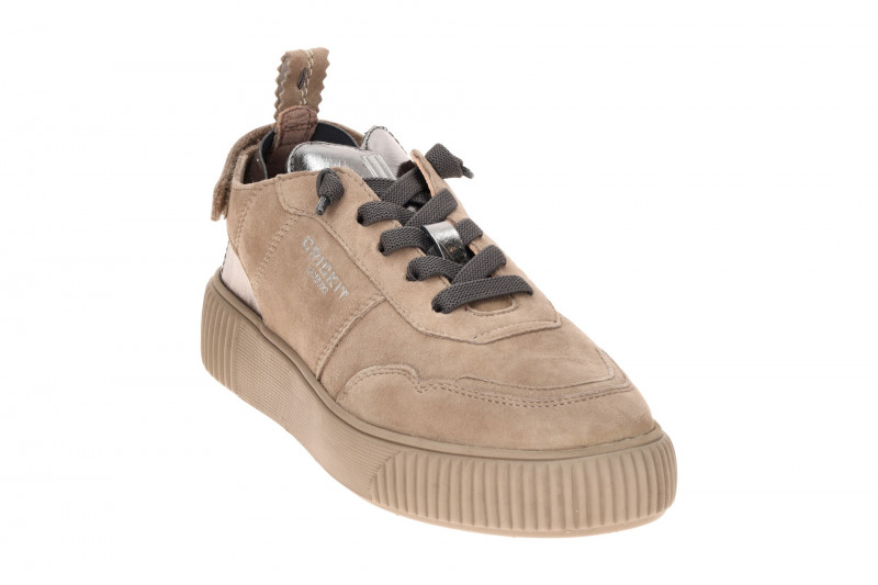 CRICKIT Paria Stretch Sneaker beige grau metallic