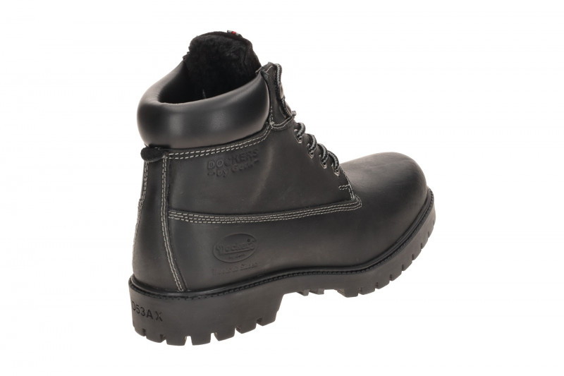 Dockers Winter Schuhe Stiefelette schwarz Herren Warmfutter Boots 53AX103