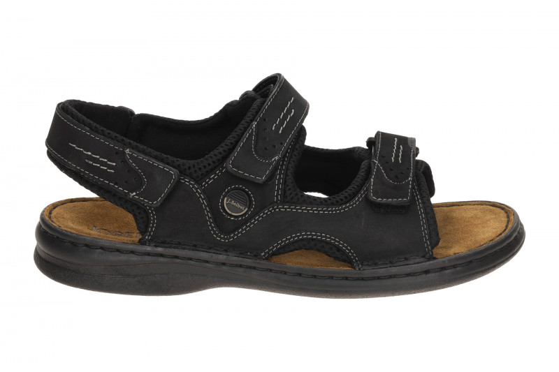 Josef Seibel Herren Sandale Franklyn schwarz