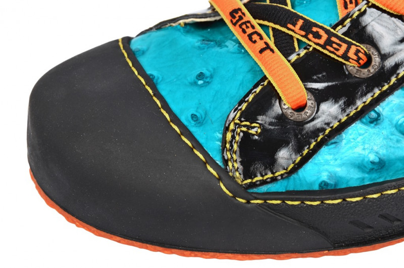 Eject Puzzle Schuhe blau Lack 15623.1
