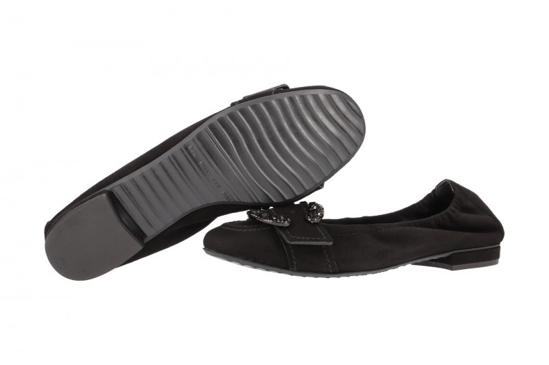 K&S Malu Ballerinas schwarz Crystal 10290