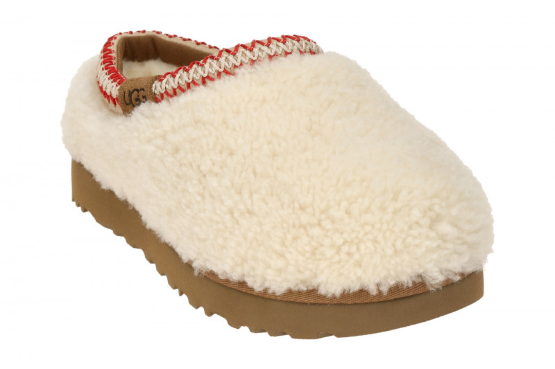 UGG TASMAN Maxi Curly Slipper Schuhe beige Lammfell 1158356