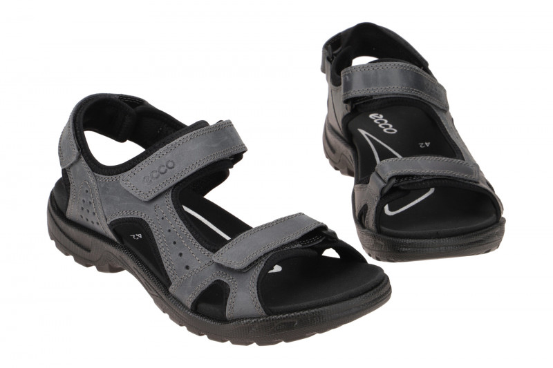 Ecco Onroads Herren Sandale grau magnet