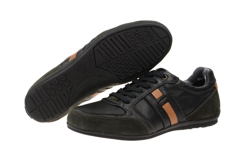 Geox Respira Houston A Sneakers in schwarz Herrenschuhe