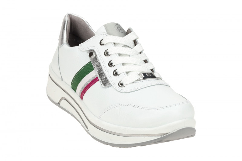 ARA Sapporo 3 Schuhe Sneaker weiß silber 12-27542