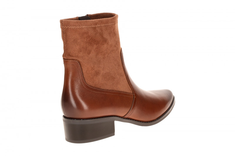 Caprice Stiefelette Ankle Boot braun cognac Stretch 25312
