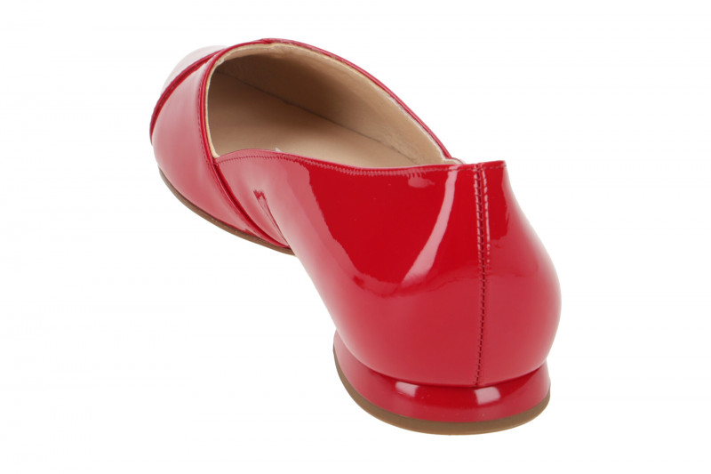 Högl Boulevard Ballerina Schuhe rot Lack 0004