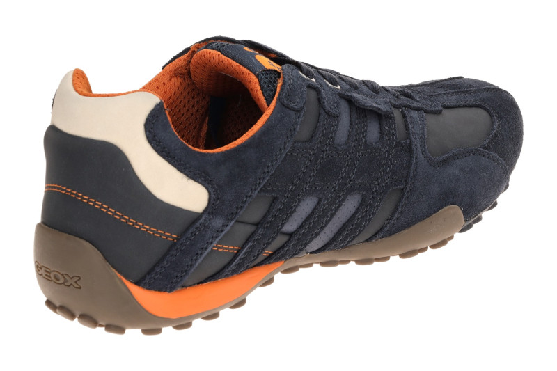 Geox Snake Schuhe Sneakers blau orange U4207K