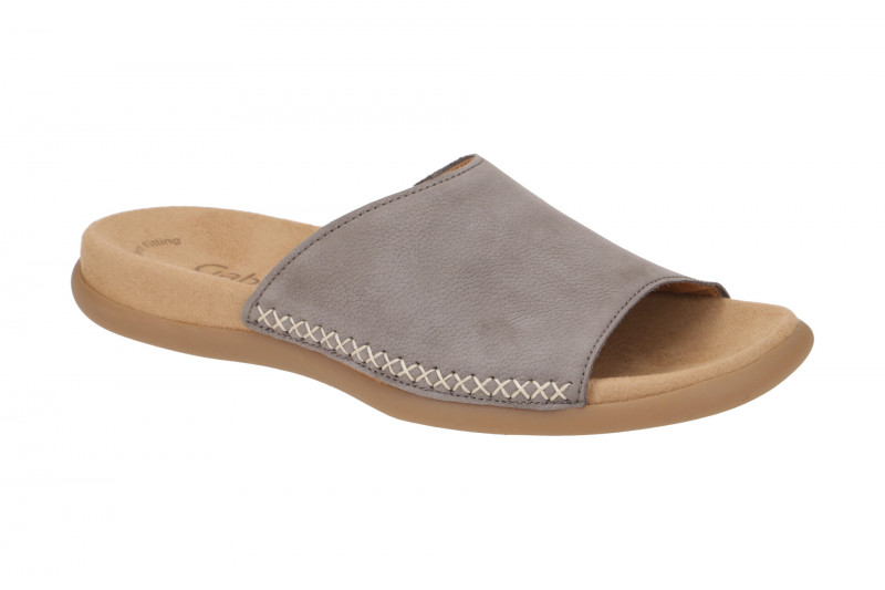 Gabor Pantolette grau Nubuck 03.705.13