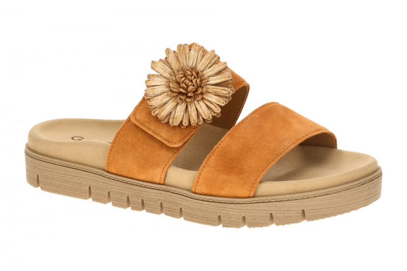 Gabor Pantolette orange valley Velour 83.743.11