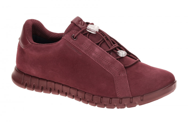 Ecco Gruuv Lite Slipper Schuhe rot Gummizug Waterproof 246333