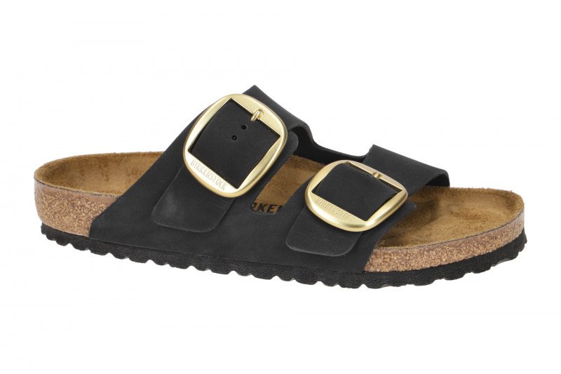 Birkenstock Arizona Big Buckle Pantolette schwarz Normal-Weit 1023239