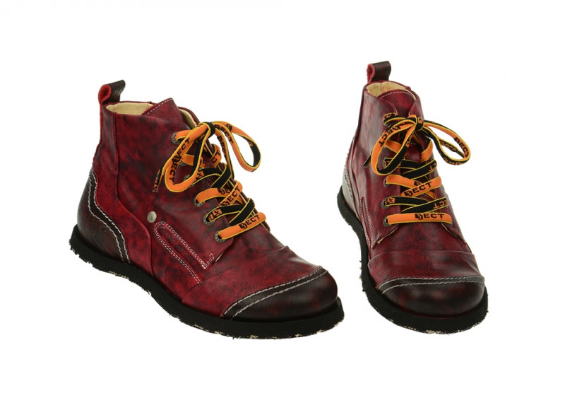 Eject Street Stiefelette rot Lederfutter