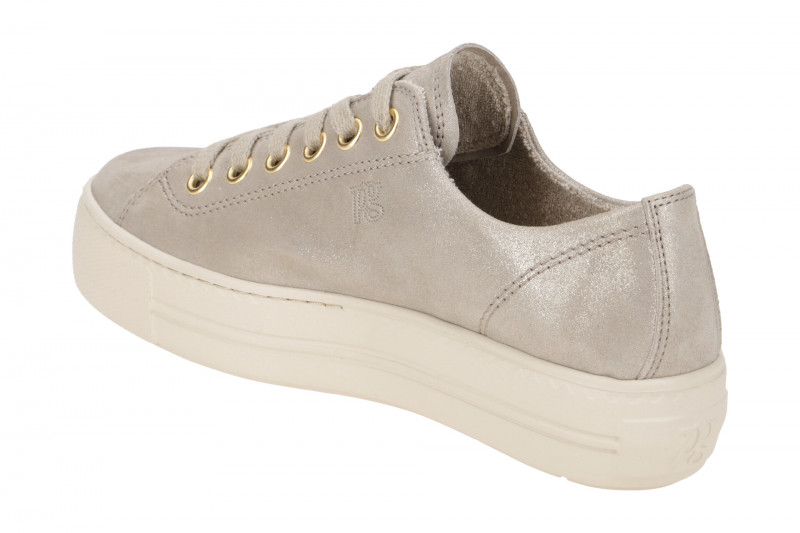 Paul Green Sneaker Schuhe grau metallic 4790