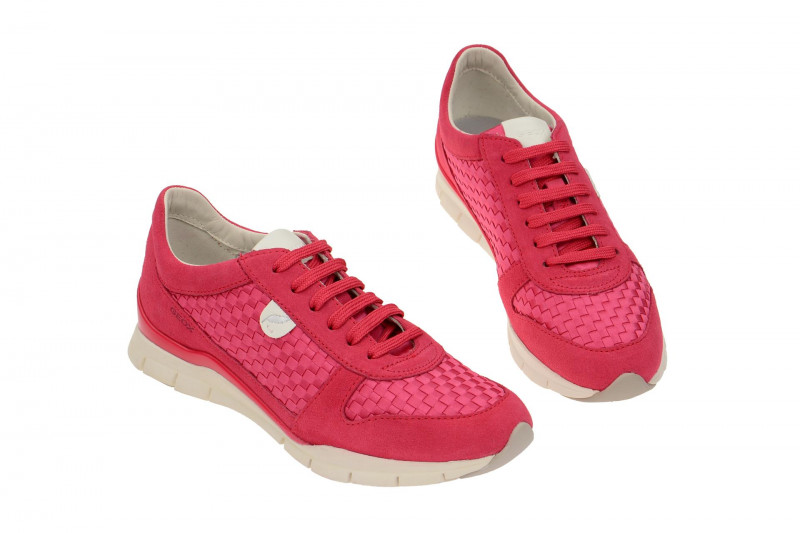 Geox Sukie Schuhe pink karo D52F2A