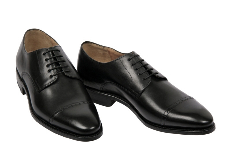 Gordon & Bros. 3854 schwarz rahmengenähte Schuhe