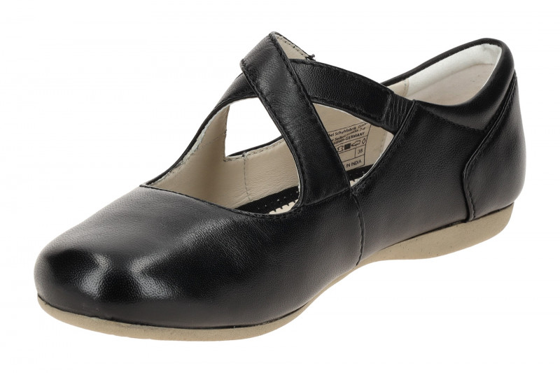 Josef Seibel Fiona 72 Ballerina Mary Jane schwarz Klett