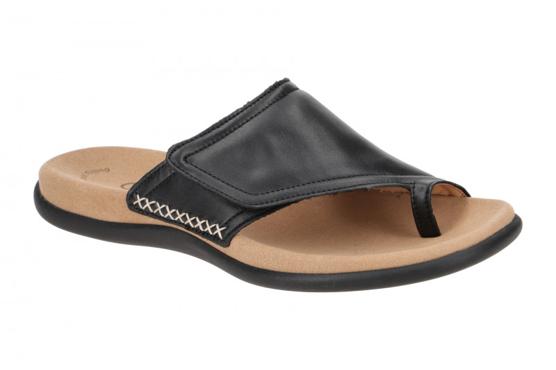 Gabor Zehentrenner Klett Pantolette schwarz 23.708.27