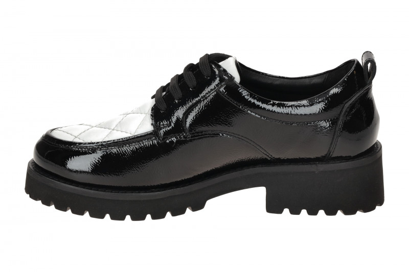 Josef Seibel Sallina 01 Damen Schuhe schwarz weiß Mokassin