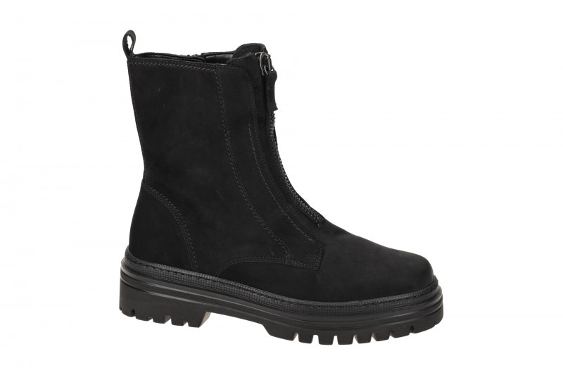 Gabor Fashion Stiefelette schwarz Soft Nubuk 31.727.17