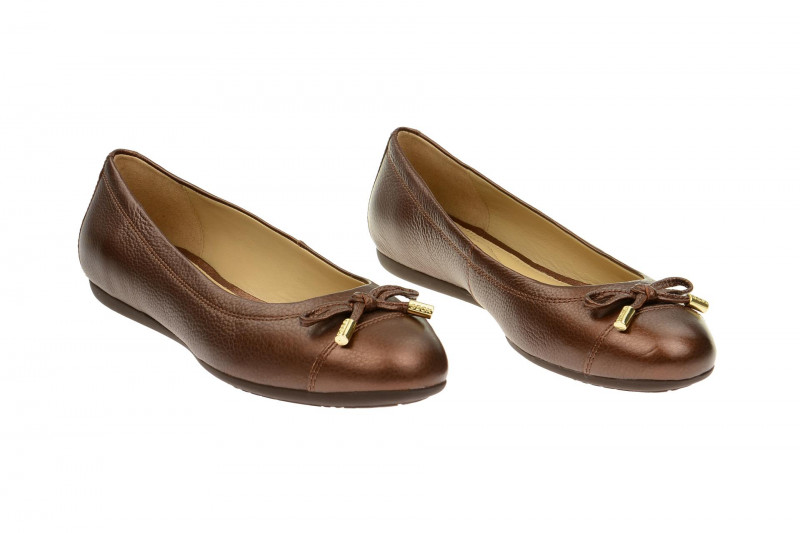 Geox Respira Lola A Ballerina in kupfer braun