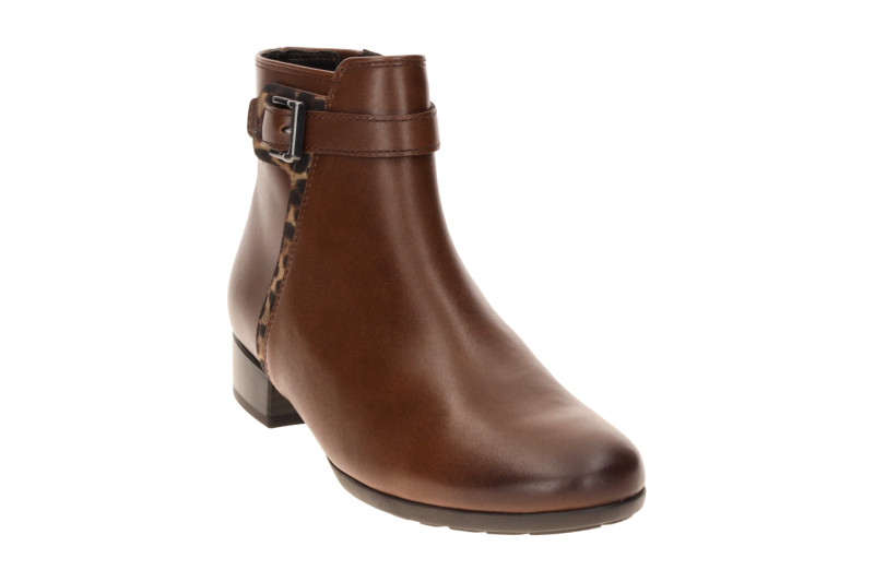 Gabor Stiefelette braun saddle H-Weite Schnalle 8031.01.003
