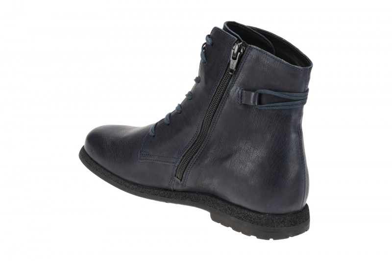 Think Rento Stiefel blau Glattleder 843