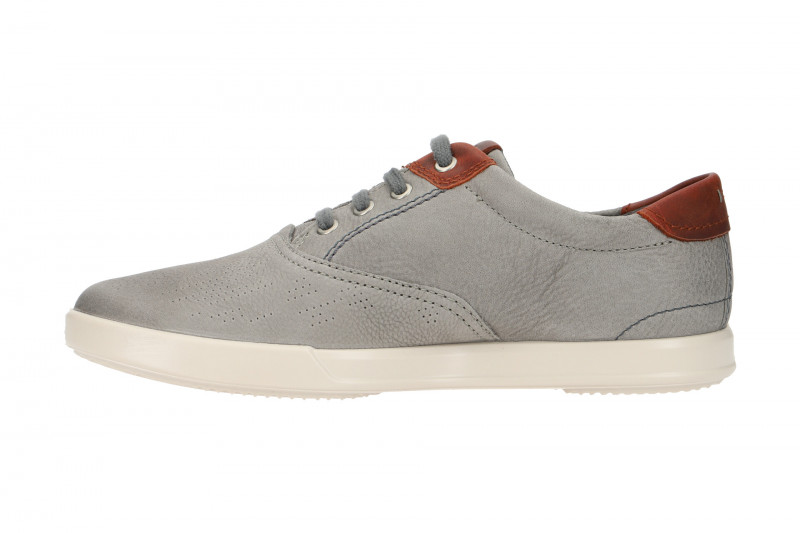 Ecco Collin Schnür Schuhe grau braun