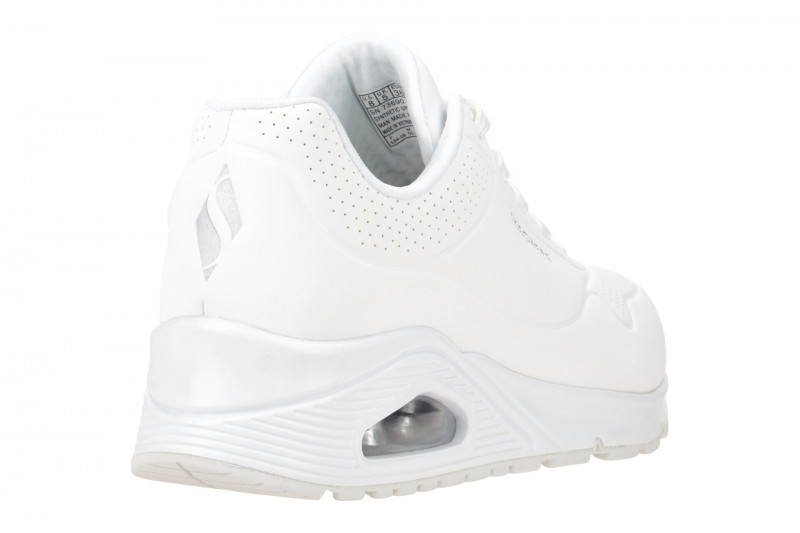 Skechers Uno Schuhe weiß uni Damen Sneakers 73690