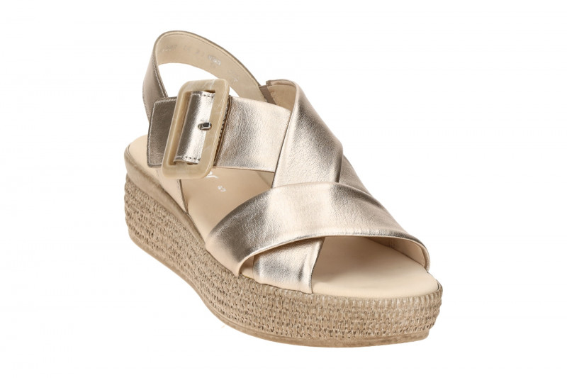 Gabor Plateau Sandale puder grau metallic 64.572.62