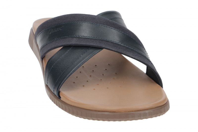 Geox Sirolo Herren Kreuz Pantolette blau U25EHH