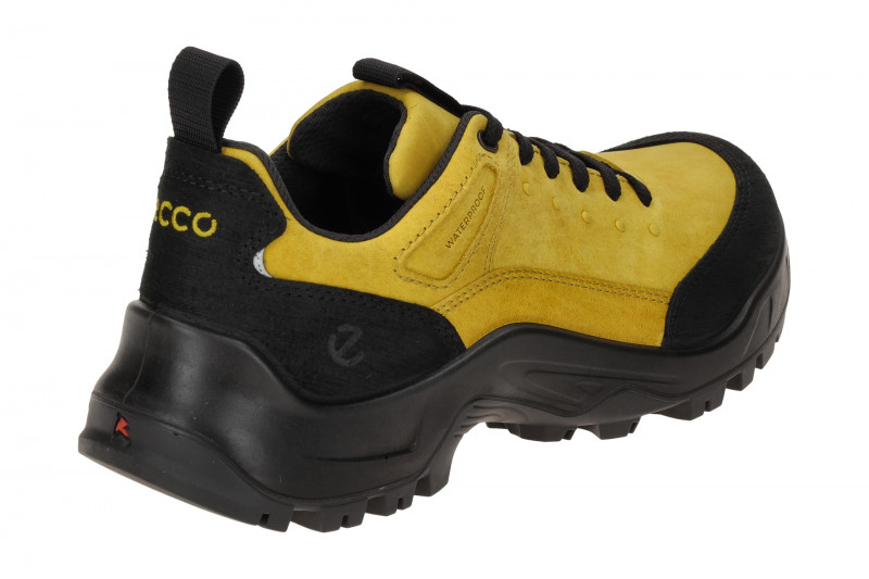 Ecco Offroad Herren Schuhe gelb Nubuck Waterproof 822354