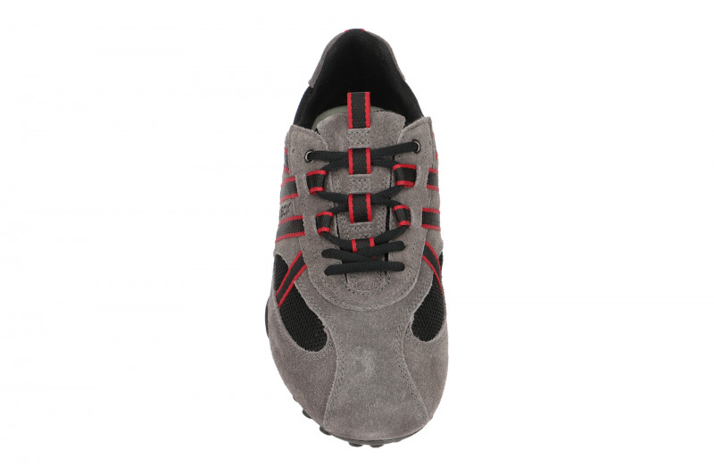 Geox Snake Schuhe grau rot U2207S