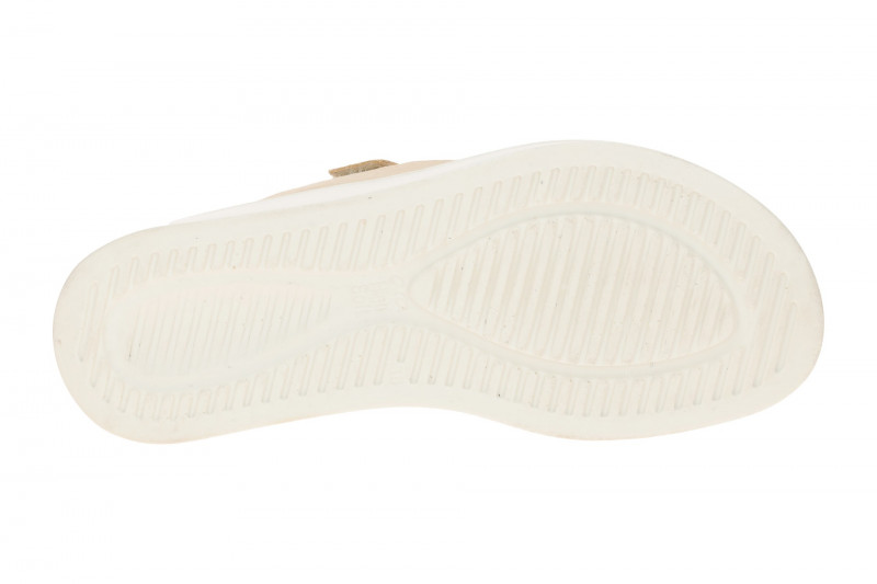 ara Madeira Pantolette beige H-Weite Klett 12-21404