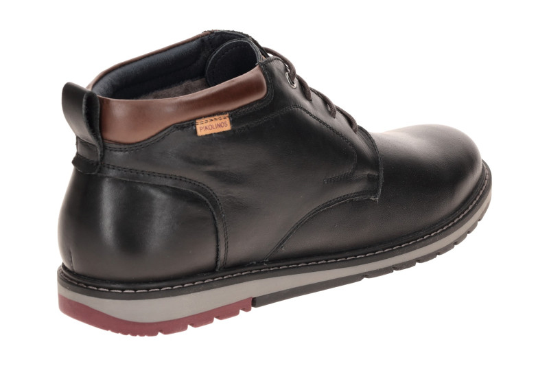 Pikolinos Berna Winter Stiefelette schwarz Herren Lammfell M8J-N8181