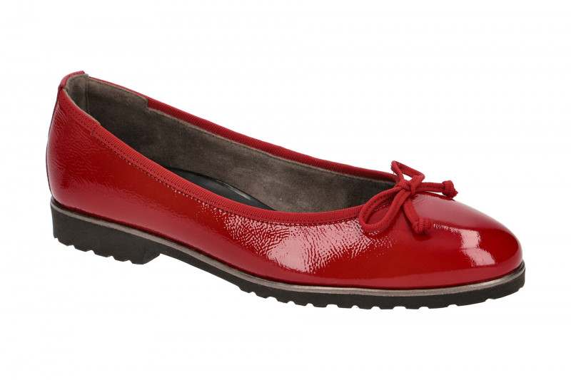 Paul Green Ballerinas rot Lack 2698