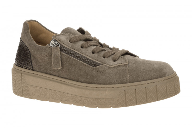 Gabor Best Fitting Schuhe Plateau Sneakers grau H-Weite 6017.03