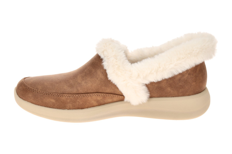 Skechers Cosy Escape Slipper Schuhe braun Slip Ins